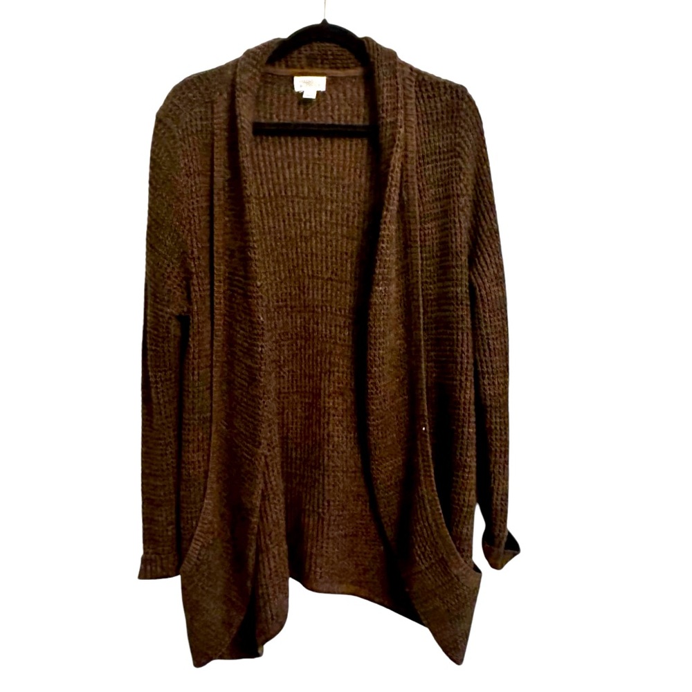 Market & Spruce Cozy Brown Sweater (L)